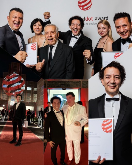 Red Dot Gala 2024, Essen: VTRAP ekibi ödül sertifikalarıyla